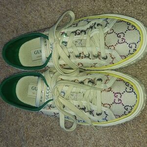 GUCCI GG CRYSTAL Womens SNEAKERS 37 $895